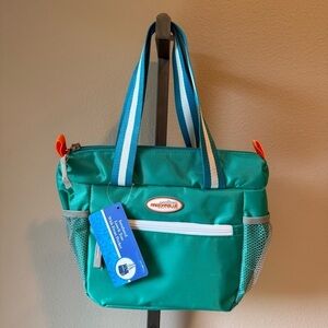 Arizona Blue Arctic Pak insulated lunch tote with front pocket NWT